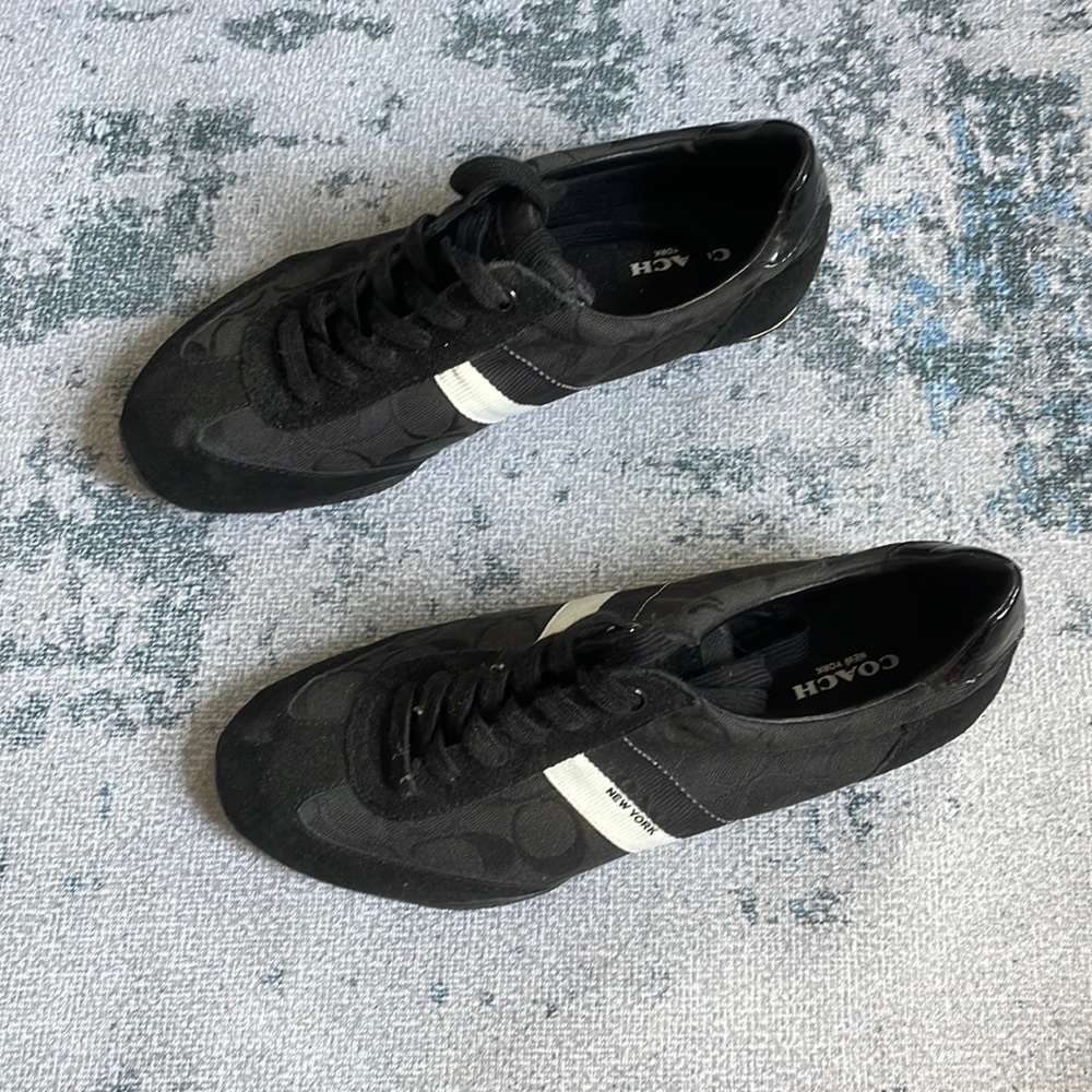 New Coach black shoes . Never used no tags